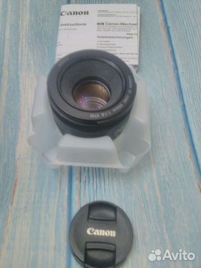 Объектив canon ef 50mm f 1 8 stm