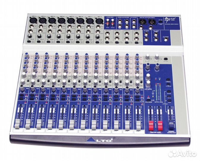 Микшерный пульт Alto AMX-220 Pro Микшер 8М+4пары