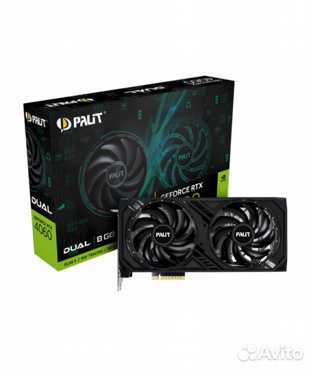 Видеокарта Palit nvidia GeForce RTX 4060 dual