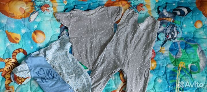 Детские вещи пакетом для мальчика 62 68