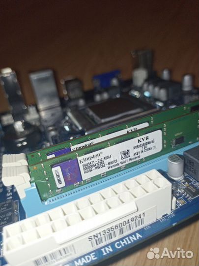 Комплект материнская плата 1155 + i3 2120 + 8gb