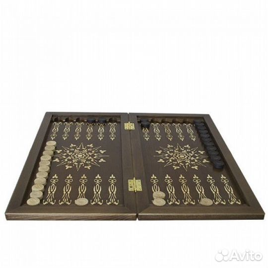 Нарды резные из массива ясеня