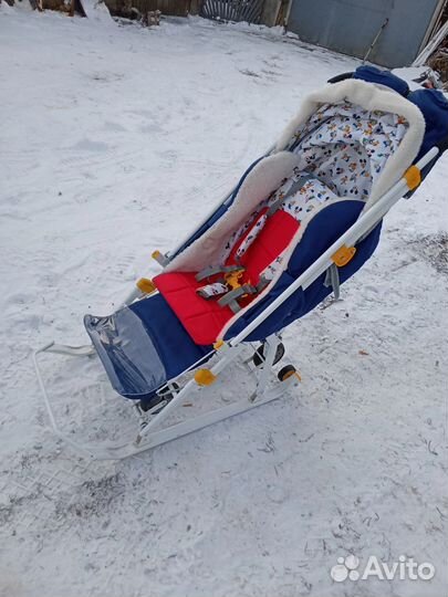 Коляска санки