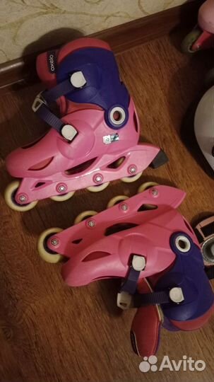 Роликовые коньки детские раздвижные