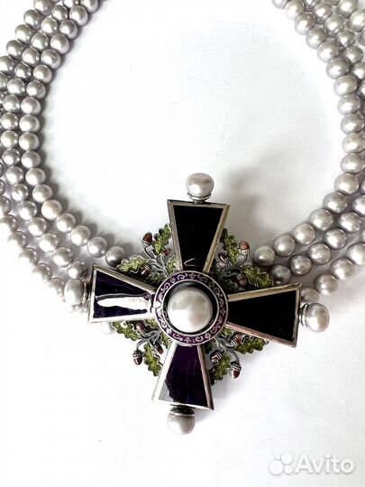 Шикарная брошь мальтийский крест серебро