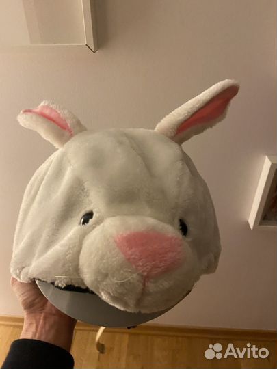 Чехол на шлем, медведь и заяц