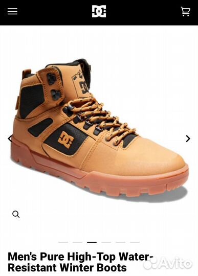 DC shoes Water-Resistant Winter Boots