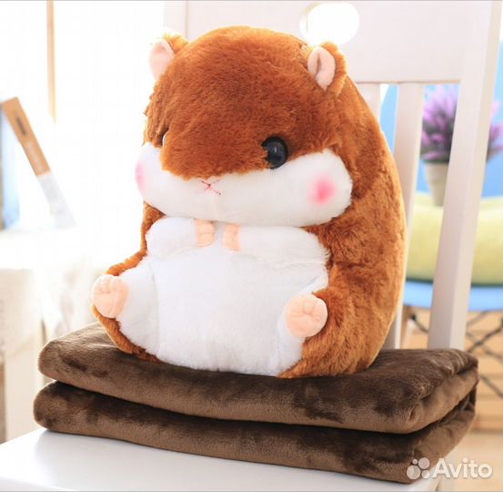 Хомяк плед большой