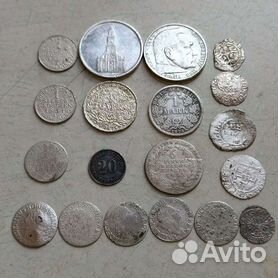 Монеты серебро старые