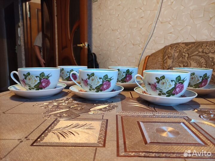 Чайный сервиз Вербилки СССР