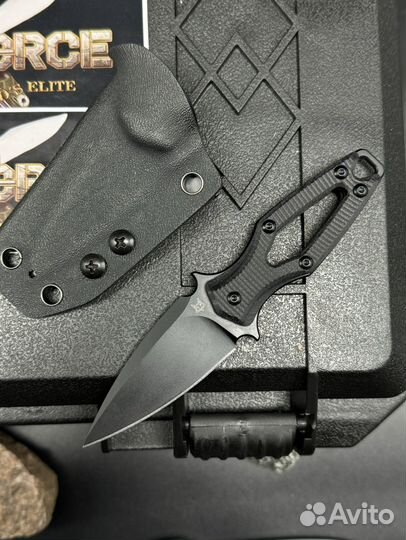 Нож Fox AKA black Top Shield