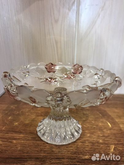 Вазы ладьи хрусталь СССР