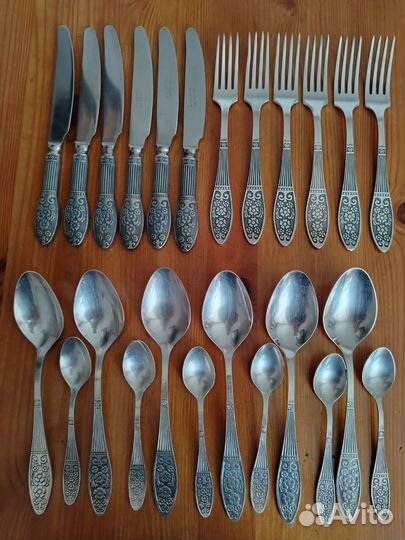 Столовые приборы мельхиор СССР
