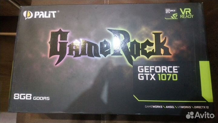 Видеокарта Palit gtx 1070 8gb
