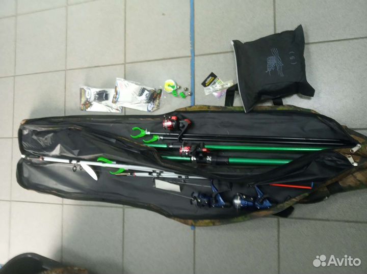 Удочки спиннинги фидер набор для рыбака