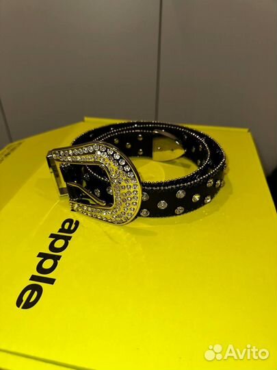 Ремень со стразами y2k