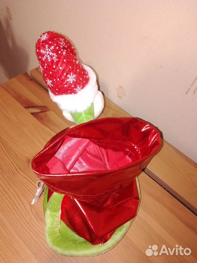 Магкая игрушка змея новогодняя