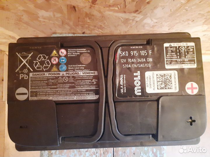 Аккумулятор Moll 70 Ач