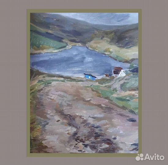 Картина маслом на холсте пейзаж