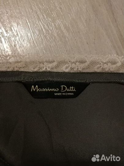 Massimo dutti, бельевой топ, шёлк, 44