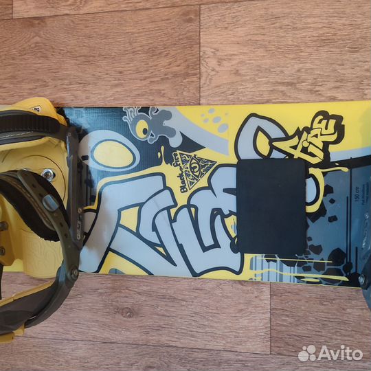 Сноуборд black fire 150 + крепы