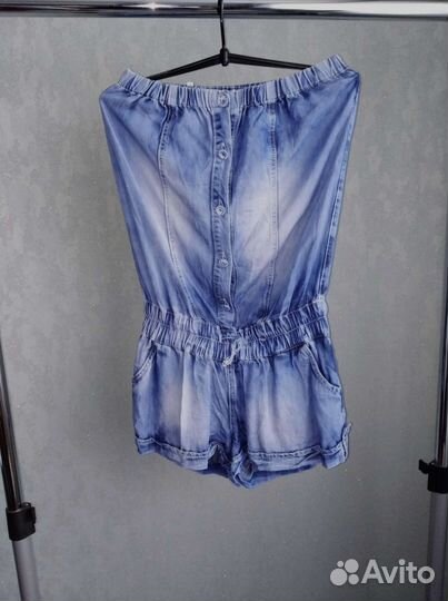 Джинсовый комбинезон новый