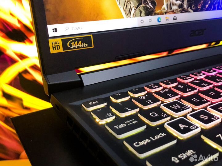Acer Nitro 5 на Core i5, GTX1660, 16Gb, 144Hz, IPS