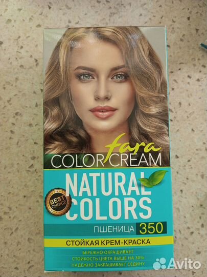 Краска для волос Fara Natural Colors 350 пшеница