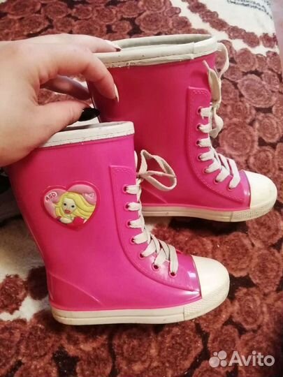 Детские резиновые сапожки