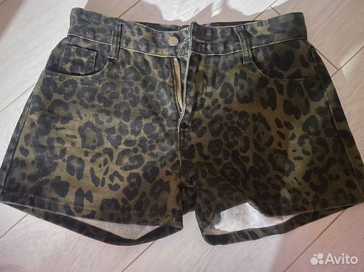 Леопардовые шорты