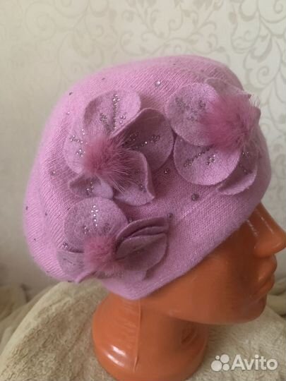 Берет женский зимний