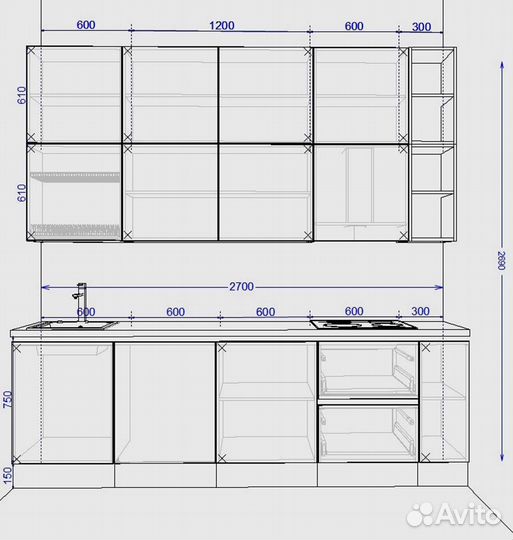 Кухонный гарнитур от производителя