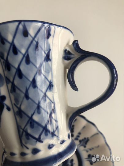 Чайная пара Гжель