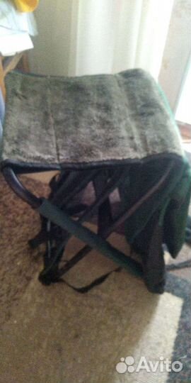 Туристический стул с рюкзаком
