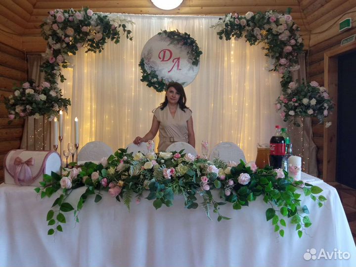 Оформление зала для свадьбы