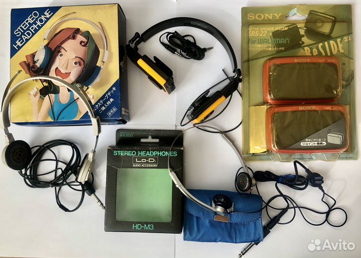 Наушники Aiwa, Lo-D, Technics, колонки Sony
