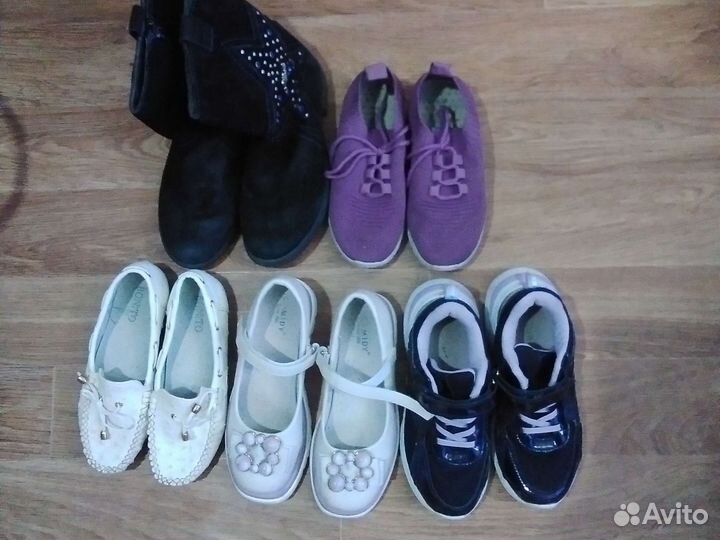Обувь пакетом на девочку
