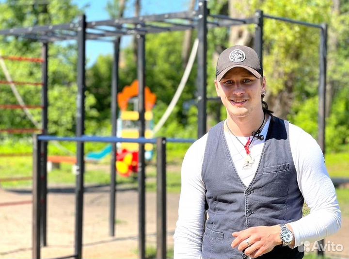 Турники, брусья, качели