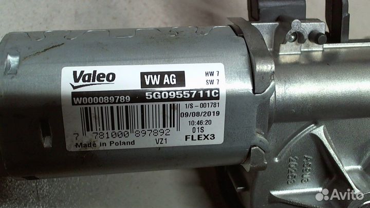 Двигатель стеклоочистителя задний Volkswagen Tigua