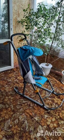 Санки коляска nika