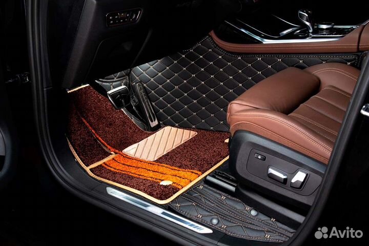 3D Коврики Infiniti FX 37 35 Высокие Борта Экокожа