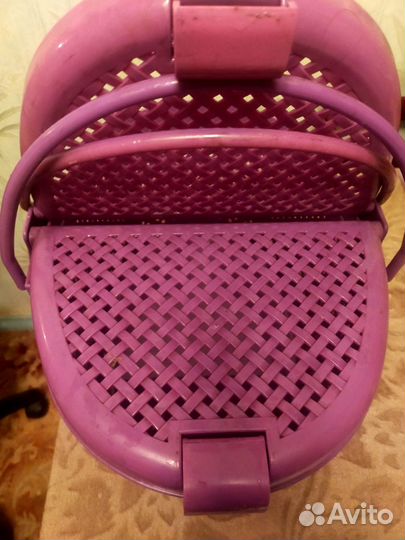 Переноска для кошек пластиковая