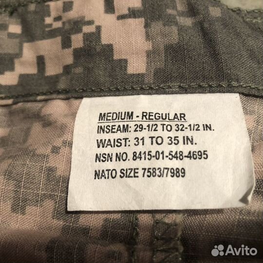 Китель и штаны ACU BDU