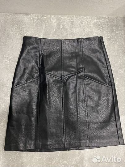 Кожаная юбка