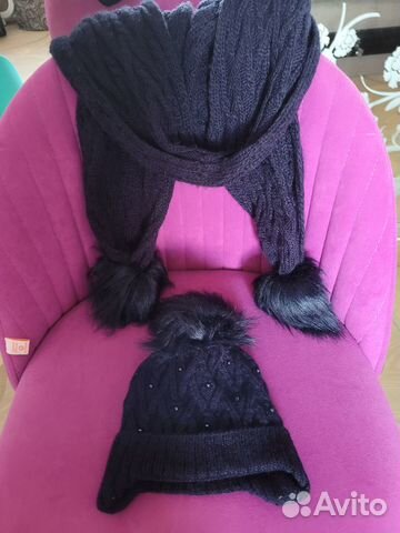 Комлект шапка и шарф