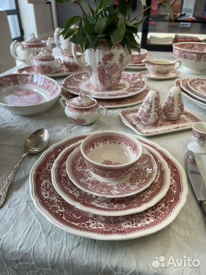 Посуда villeroy boch burgenland красная