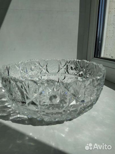 Хрустальная ваза