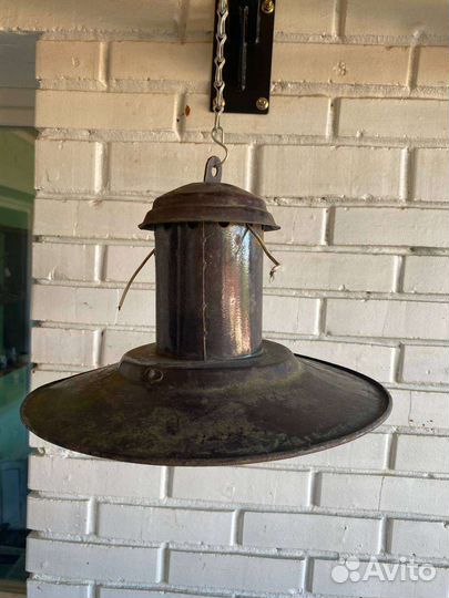 Светильники шляпа эмалированные СССР
