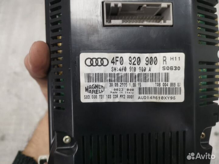 Приборная панель audi A6 C6 4F0920900R