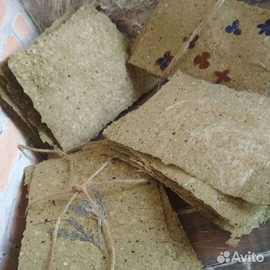 Бумага из степных трав, тростника и бумагаизбумаги